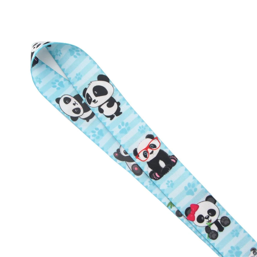 Cute Panda Pattern Phone Neck Strap ID Badge Card Holder Universal Cell Phone Nylon Lanyard - AL413-21 - 3