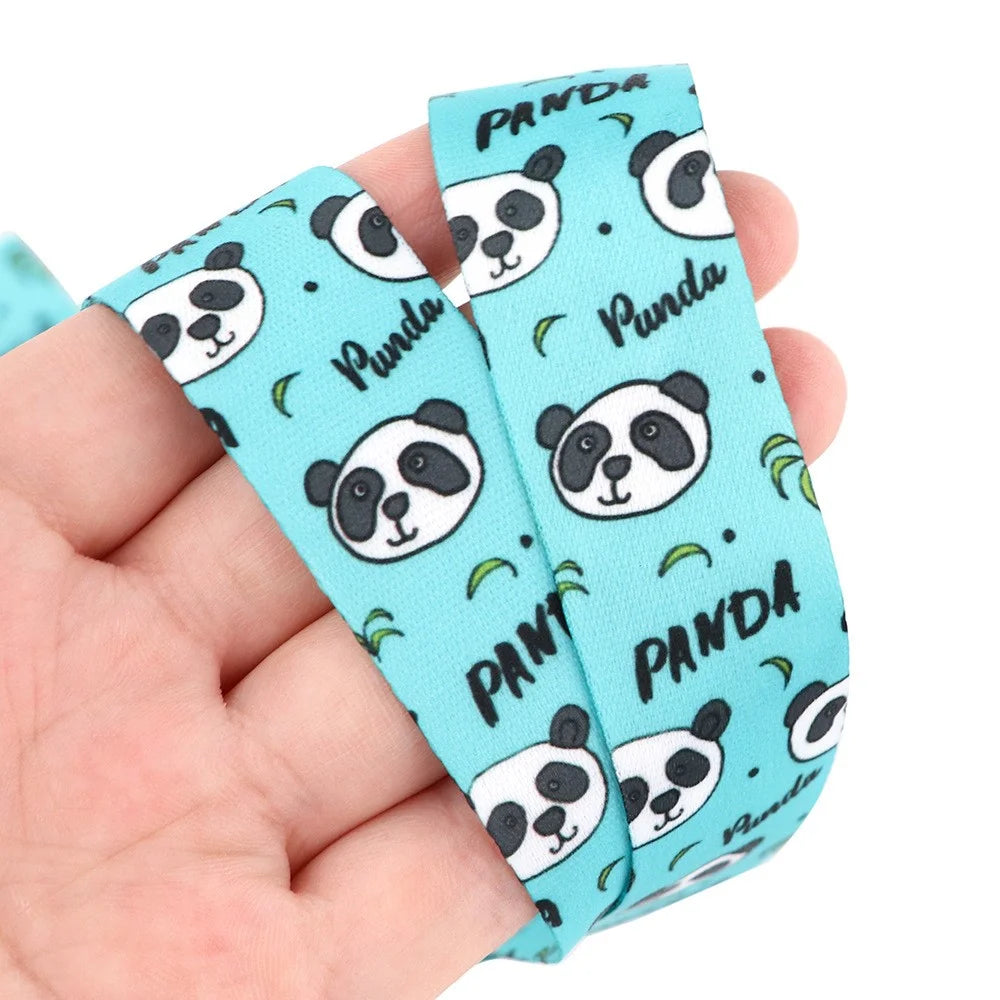 Cute Panda Pattern Phone Neck Strap ID Badge Card Holder Universal Cell Phone Nylon Lanyard - AL413-21 - 5