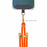 150cm Silicone Phone Lanyard Adjustable Neck Strap with Tether Tab - Red - 3