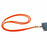 150cm Silicone Phone Lanyard Adjustable Neck Strap with Tether Tab - Red - 4