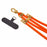 150cm Silicone Phone Lanyard Adjustable Neck Strap with Tether Tab - Red - 7