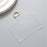 Clear Ultra Thin Phone Tether Tabs Anti-Lost Universal Phone Lanyard Patch for Mobile Devices - Square / Gold - 1