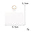Clear Ultra Thin Phone Tether Tabs Anti-Lost Universal Phone Lanyard Patch for Mobile Devices - Square / Gold - 4
