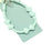 Silicone Butterfly Wrist Strap with Tether Tabs Cell Phone Cases Lanyard - Light Cyan - 3