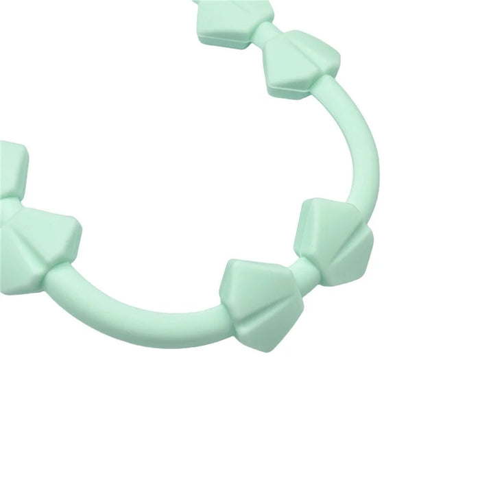 Silicone Butterfly Wrist Strap with Tether Tabs Cell Phone Cases Lanyard - Light Cyan - 4