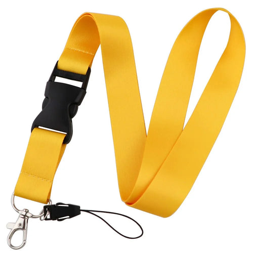 YZ681 Solid Color Polyester Phone Lanyard Carrying Strap with Buckle -  YZ681-5 - 1