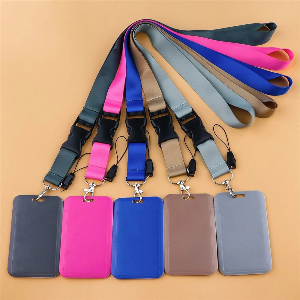 YZ681 Solid Color Polyester Phone Lanyard Carrying Strap with Buckle -  YZ681-5 - 5