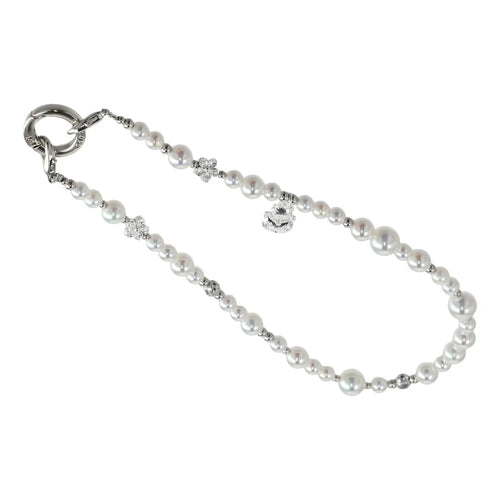 JAUCASE AJ040 Lucky Series Phone Chain with Tether Tabs Fluorescent Beads Civet Cat Charm Strap 30cm - 1