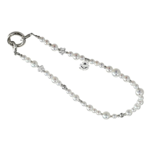 JAUCASE AJ040 Lucky Series Phone Chain with Tether Tabs Fluorescent Beads Civet Cat Charm Strap 30cm - 1