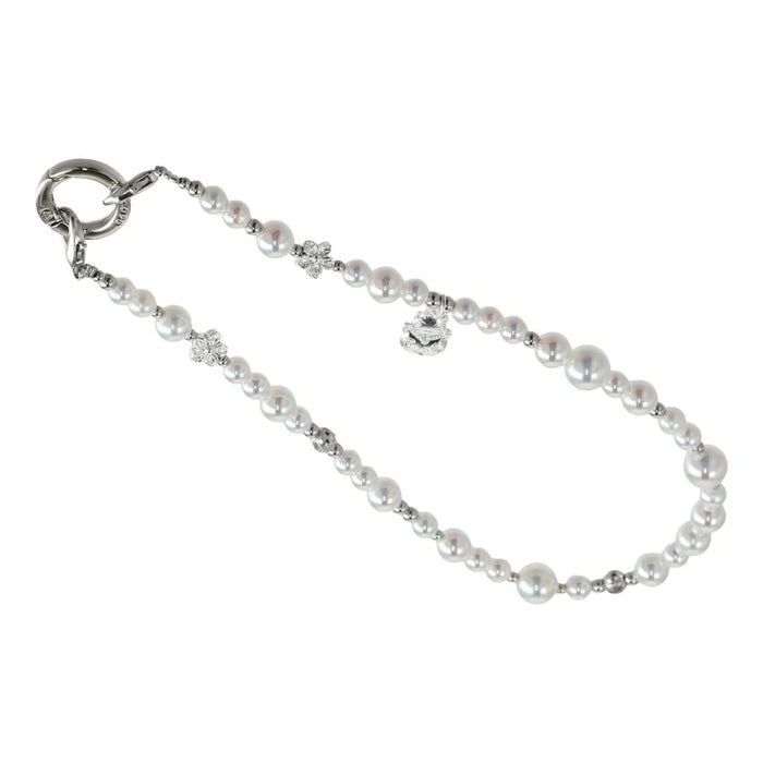 JAUCASE AJ040 Lucky Series Phone Chain with Tether Tabs Fluorescent Beads Civet Cat Charm Strap 30cm - 1