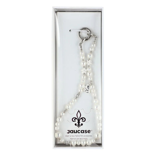 JAUCASE AJ040 Lucky Series Phone Chain with Tether Tabs Fluorescent Beads Civet Cat Charm Strap 30cm - 2