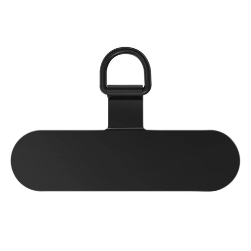 Stainless Steel Metal Phone Tether Tabs for Phone Cases, Lanyard Patch Ultra Thin Design - Black - 1