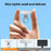 Mini Phone Case Tether Tabs Ultra Thin Metal Phone Lanyard Patch for Silent Hole / Charging Port - Silver - 3