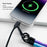 8mm Detachable Phone Strap Crossbody Neck Lanyard with Phone Tether Tabs for Outdoor - Black White - 2