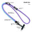 8mm Detachable Phone Strap Crossbody Neck Lanyard with Phone Tether Tabs for Outdoor - Black White - 3