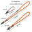 8mm Detachable Phone Strap Crossbody Neck Lanyard with Phone Tether Tabs for Outdoor - Black White - 5