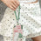 YISIXICI SJL0004 Green Strawberry Crystal Charm Bracelet 8mm Round Bead Phone Wrist Lanyard - 5