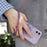 YISIXICI SJL0008 Phone Charms Hand Strap 8mm Round Bead Amethyst Fluorite Flower Design Lanyard - 5