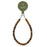 YISIXICI SJL0013 Tiger Eye Stone Bracelet Wrist Lanyard 8mm Round Bead Mobile Phone Charm - 1