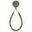 YISIXICI SJL0014 Tiger Eye Stone Phone Charm Wrist Lanyard 8mm Polygonal Bead Bracelet - 1