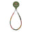 YISIXICI SJL0018 6mm Round Bead Bracelet Colored Tourmaline Mobile Phone Charm Wrist Lanyard - 1