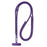 3 in 1 Phone Lanyard Threaded 150cm Adjustable Nylon Crossbody Strap Wrist Strap with Tether Tab - Dark Purple - 2