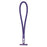 30cm Upgraded Phone Wrist Strap Self Locking Anti Drop Lanyard with Stainless Steel Tether Tab for Mobile Phone - Dark Purple - 1