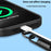 30cm Upgraded Phone Wrist Strap Self Locking Anti Drop Lanyard with Stainless Steel Tether Tab for Mobile Phone - Dark Purple - 4