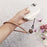 Universal Phone Short Lanyard PU Leather Flower Decor Hand Wrist Strap for ID Badge Holder Keychain - Brown - 3