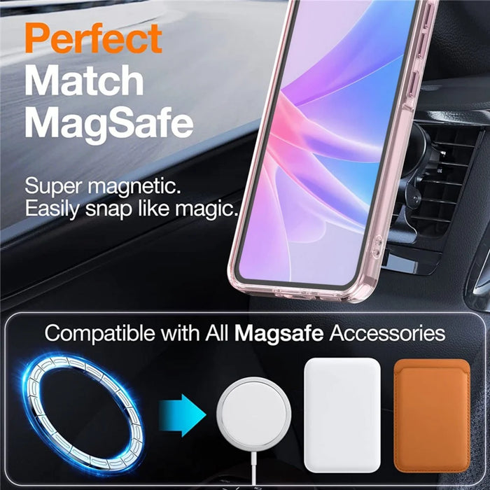 For Samsung Galaxy S26 Magnetic Case Color Changing TPU Phone Back Cover - White - 7