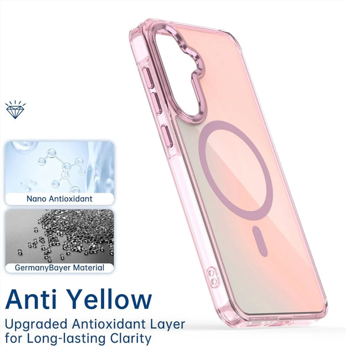 For Samsung Galaxy S26+ Magnetic Case Color Changing TPU Phone Back Cover - Blue - 4