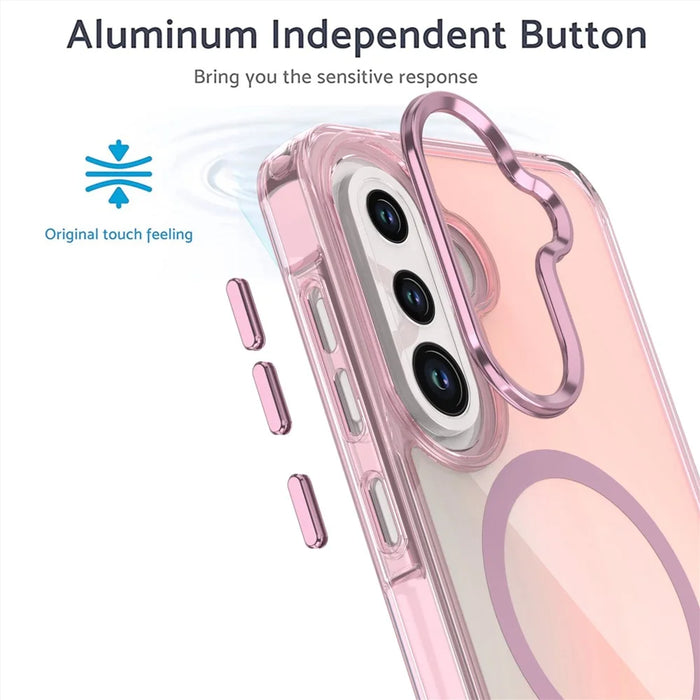 For Samsung Galaxy S26+ Magnetic Case Color Changing TPU Phone Back Cover - Blue - 5