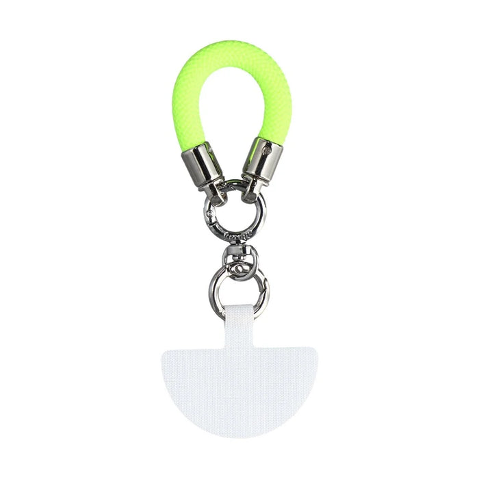 Universal Lanyard Attachment Phone Short Strap with 360° Rotatable Metal Hook and Tether Tab - Green - 1