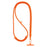 80 - 150cm Adjustable Phone Lanyard Neck Strap Crossbody Long Strap with Silicone Hanging Hole - Orange - 1