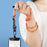 1.5m Adjustable Phone Lanyard with Tether Tab Crossbody Neck Strap Long Nylon Rope, 8mm Diameter - White / Orange X Pattern - 7