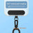 Phone Lanyard Tether Tab 360° Rotating Anti-tangling Detachable Ring Hook Stainless Steel Patch Strap Connector - Round Ring Holder / Lilac Purple - 2