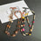 120cm Beaded Phone Lanyard Chain CellPhone Charm Camera Crossbody Strap with Tether Tab - Leopard-print Pom-pom - 3