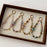 A1171 30cm Phone Strap Crystal Beaded Chain Charm Spring Hook Mobile Phone Lanyard with Removable Blank White Card - Brown - 6