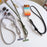 75cm Phone Lanyard Adjustable Braided Crossbody Neck Shoulder Strap with Tether Tab Universal Phone Chain Strap - Style 1 - 3