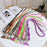 75cm Phone Lanyard Adjustable Braided Crossbody Neck Shoulder Strap with Tether Tab Universal Phone Chain Strap - Style 1 - 6