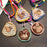 120cm Crossbody Phone Lanyard 3-in-1 Adjustable Neck Strap Wrist Strap with Mini Storage Pouch / Tether Tab - Orange+Colorful - 5
