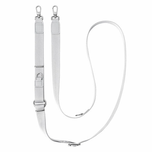 140cm Multifunctional Adjustable Phone Lanyard Strap Detachable Metal Buckle Crossbody Wrist Neck Strap for Mobile Phone - Silver Grey - 1