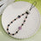 17cm Phone Chain Charm Strap Crystal Heart Star Beads Phone Lanyard Wrist Strap - 5