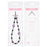 17cm Phone Chain Charm Strap Crystal Heart Star Beads Phone Lanyard Wrist Strap - 6