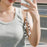 17cm Black White Phone Chain Pearl Bow Flower Charm Anti-Lost Wrist Strap Lanyard - 2