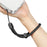 30cm Safety Hand Lanyard Phone Rope Self-Locking Adjustable Anti-Loss Camera Wrist Strap, Diameter: 6mm - Black - 1