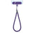 CT-66 Wrist Strap Lanyard Anti-Drop Polyester Rope with Tether Tab, Diameter:6mm - Dark Purple - 1