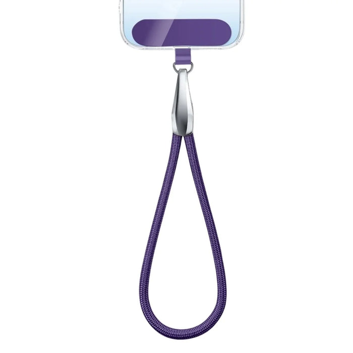 CT-66 Wrist Strap Lanyard Anti-Drop Polyester Rope with Tether Tab, Diameter:6mm - Dark Purple - 1