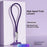 CT-66 Wrist Strap Lanyard Anti-Drop Polyester Rope with Tether Tab, Diameter:6mm - Dark Purple - 2