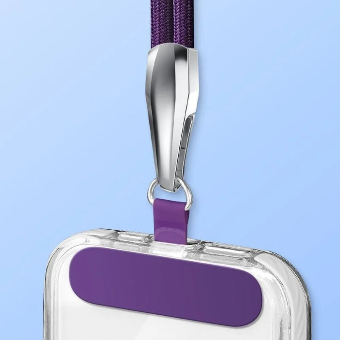 CT-66 Wrist Strap Lanyard Anti-Drop Polyester Rope with Tether Tab, Diameter:6mm - Dark Purple - 3